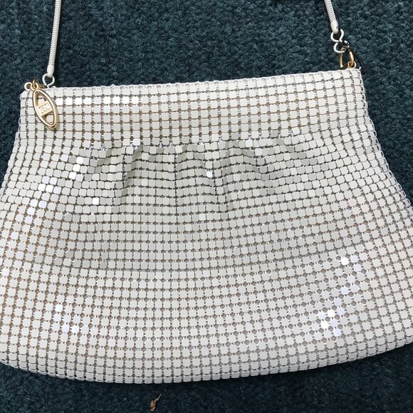 Vintage Mesh Evening Bag Clutch Purse Metal Party Handbag - NWT - Picture 3 of 7